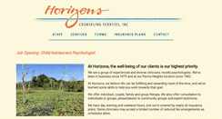 Desktop Screenshot of horizonscounseling.com